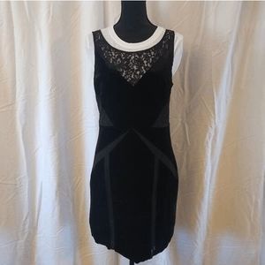 Urban Outfitters Ecoté Black Lace and Velvet Dress